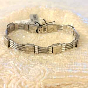 NWT Sorrelli Stainless Steel Cable Bracelet